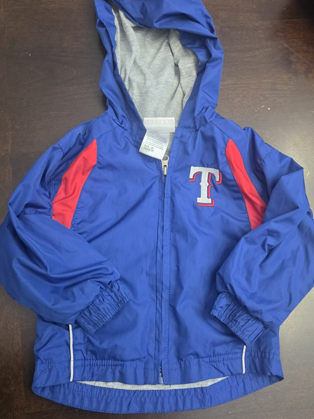 Texas Rangers Toddler Windbreaker 3T
